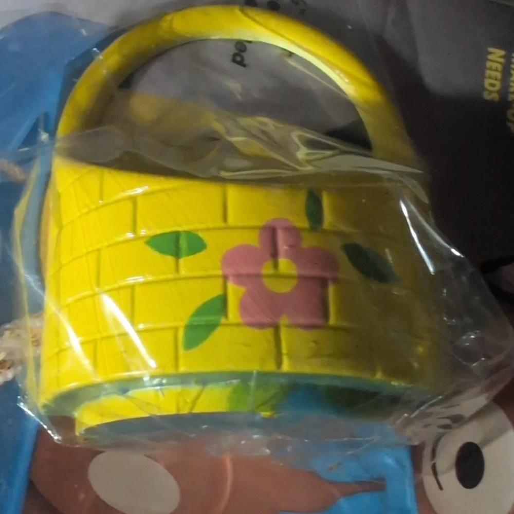 80s 90s Vintage Little‎ Teddy Jewelry Center Plastic Organizer Kawaii NIP Rare